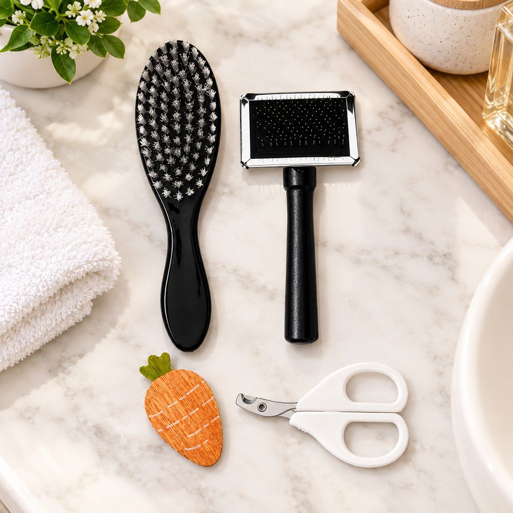 4-Piece Small Pet Grooming Kit