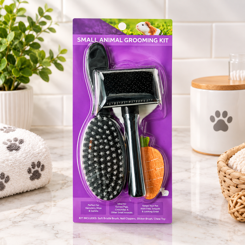 4-Piece Small Pet Grooming Kit