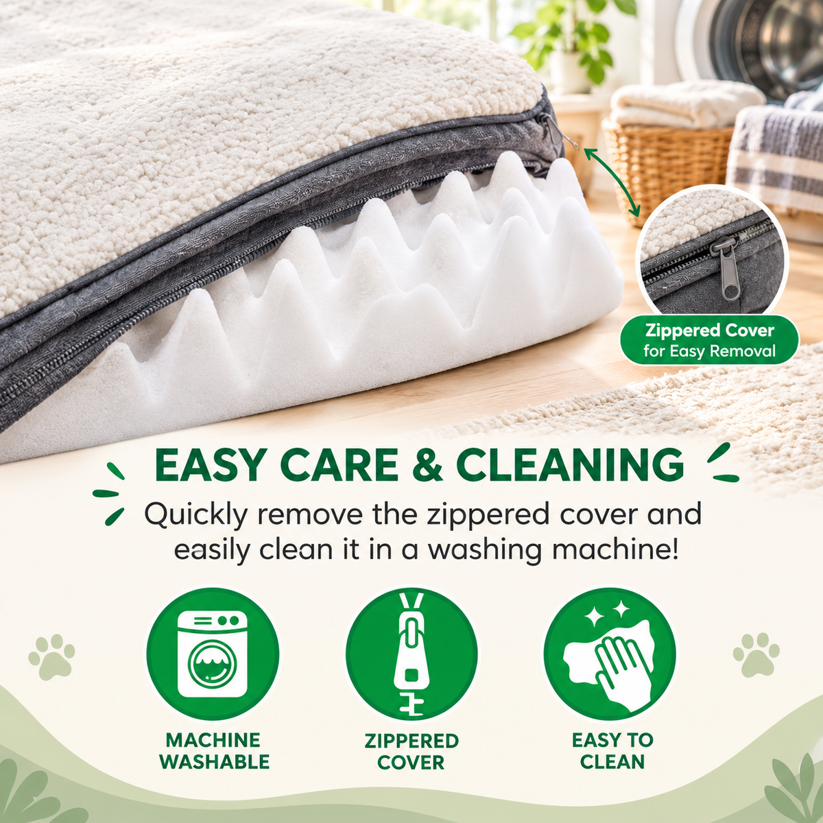 Cooling Gel Memory Foam Pet Bed