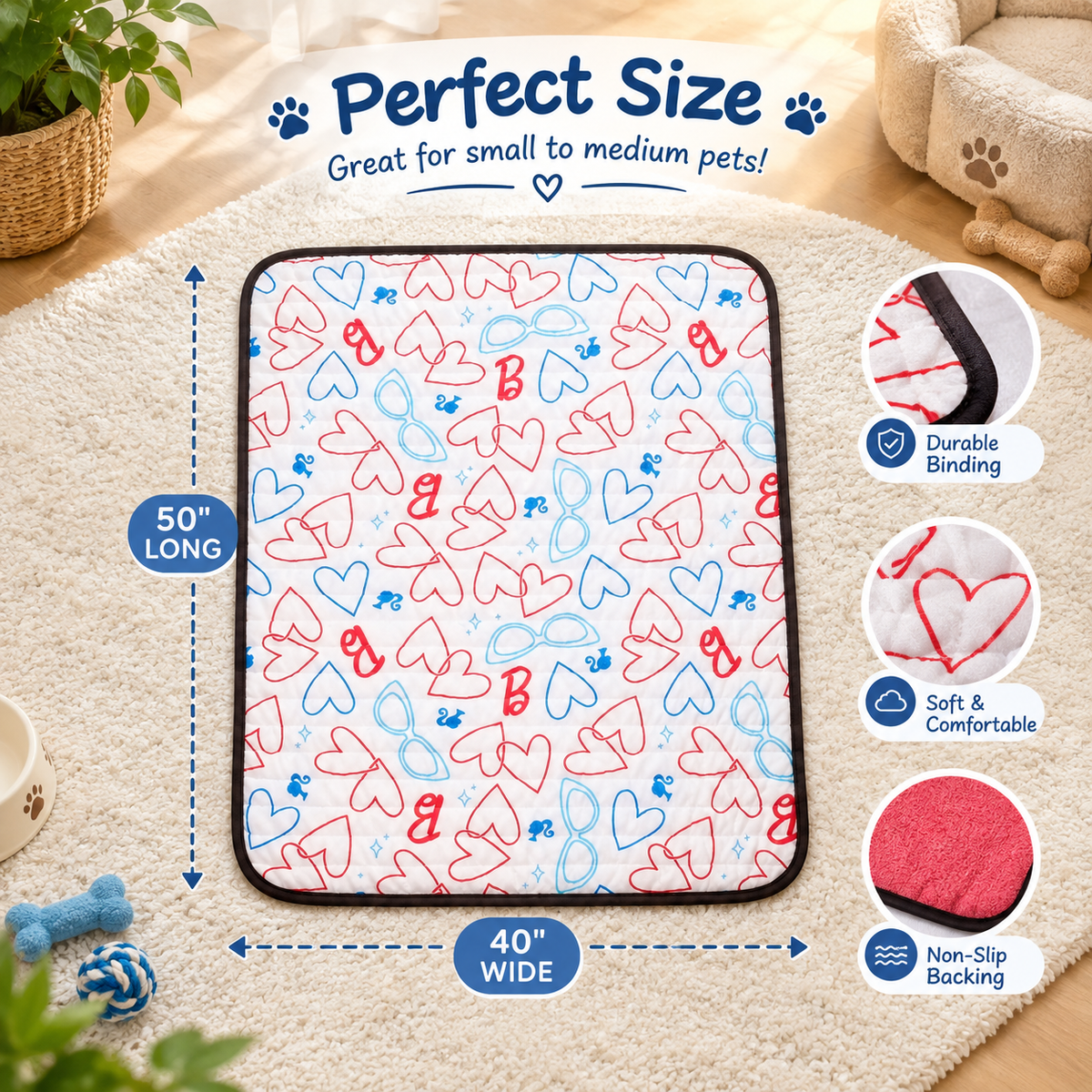 Cooling Pet Throw Blanket