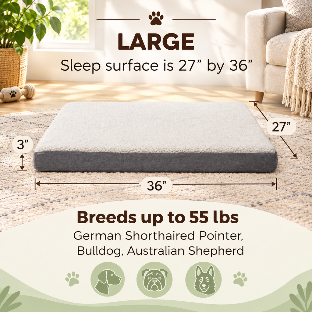 Cooling Gel Memory Foam Pet Bed